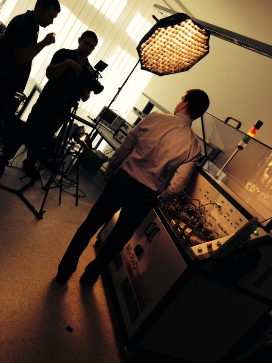 Filming in Budapest with Mentor Graphics